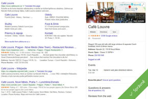 Stránka SERP Google. Příklad dobře optimalizovaného description