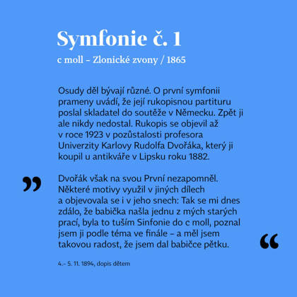 Propagační e-book: Antonín Dvořák Symfonie č. 1 c moll „Zlonické zvony“
