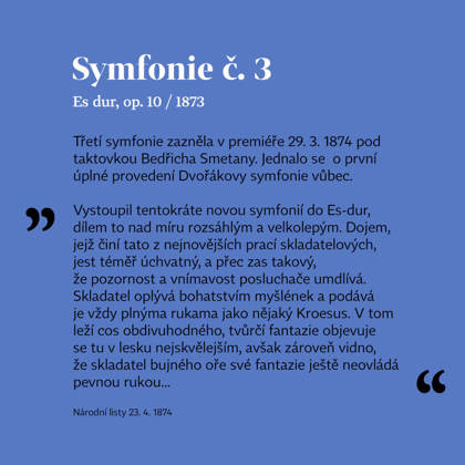 Propagační e-book: Antonín Dvořák Symfonie č. 3 Es dur