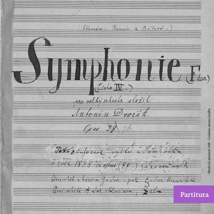 Propagační e-book: Antonín Dvořák Symfonie č. 5 F dur, partitura
