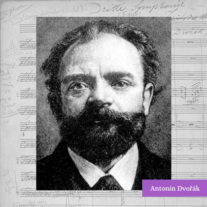 Propagační e-book: Antonín Dvořák Symfonie č. 5 F dur, portrét Antonína Dvořáka