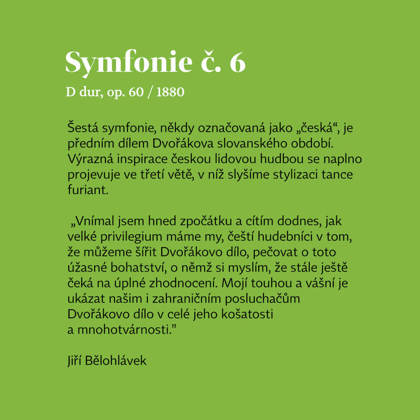 Propagační e-book: Antonín Dvořák Symfonie č. 6 D dur