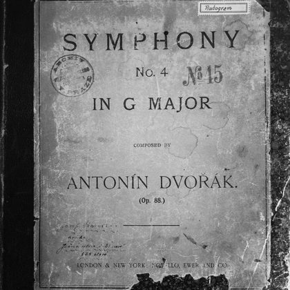 Propagační e-book: Antonín Dvořák Symfonie č. 8 G dur, partitura