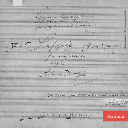 Propagační e-book: Antonín Dvořák Symfonie č. 8 G dur, partitura