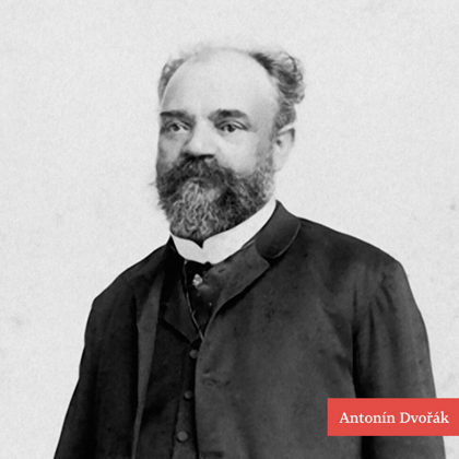 Propagační e-book: Antonín Dvořák Symfonie č. 8 G dur, portrét Antonína Dvořáka